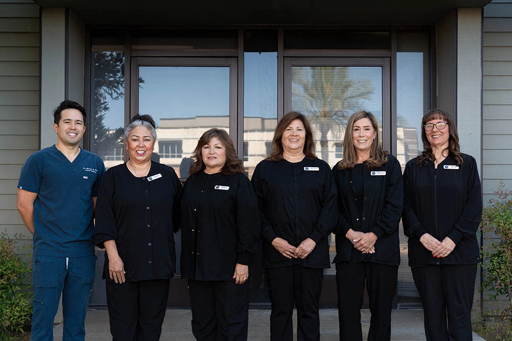 The Michael M. Bohn DDS team outside the Fresno office